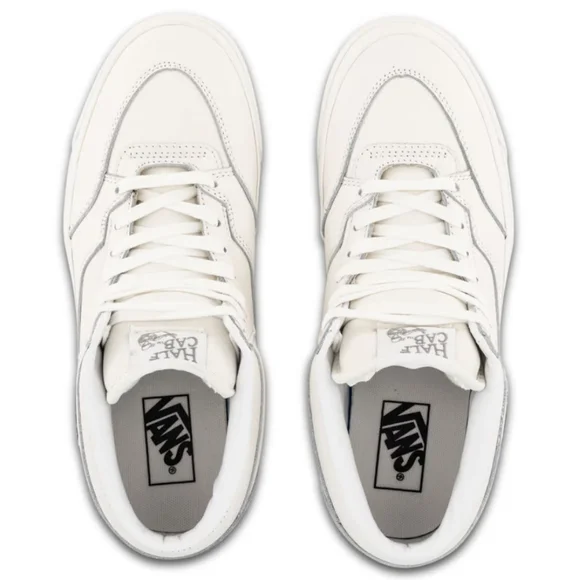 Vans Half Cab 33 DX Vintage Leather in White & Grey UK 8 EUR 42 Men's US 9.0 - Picture 9 of 16